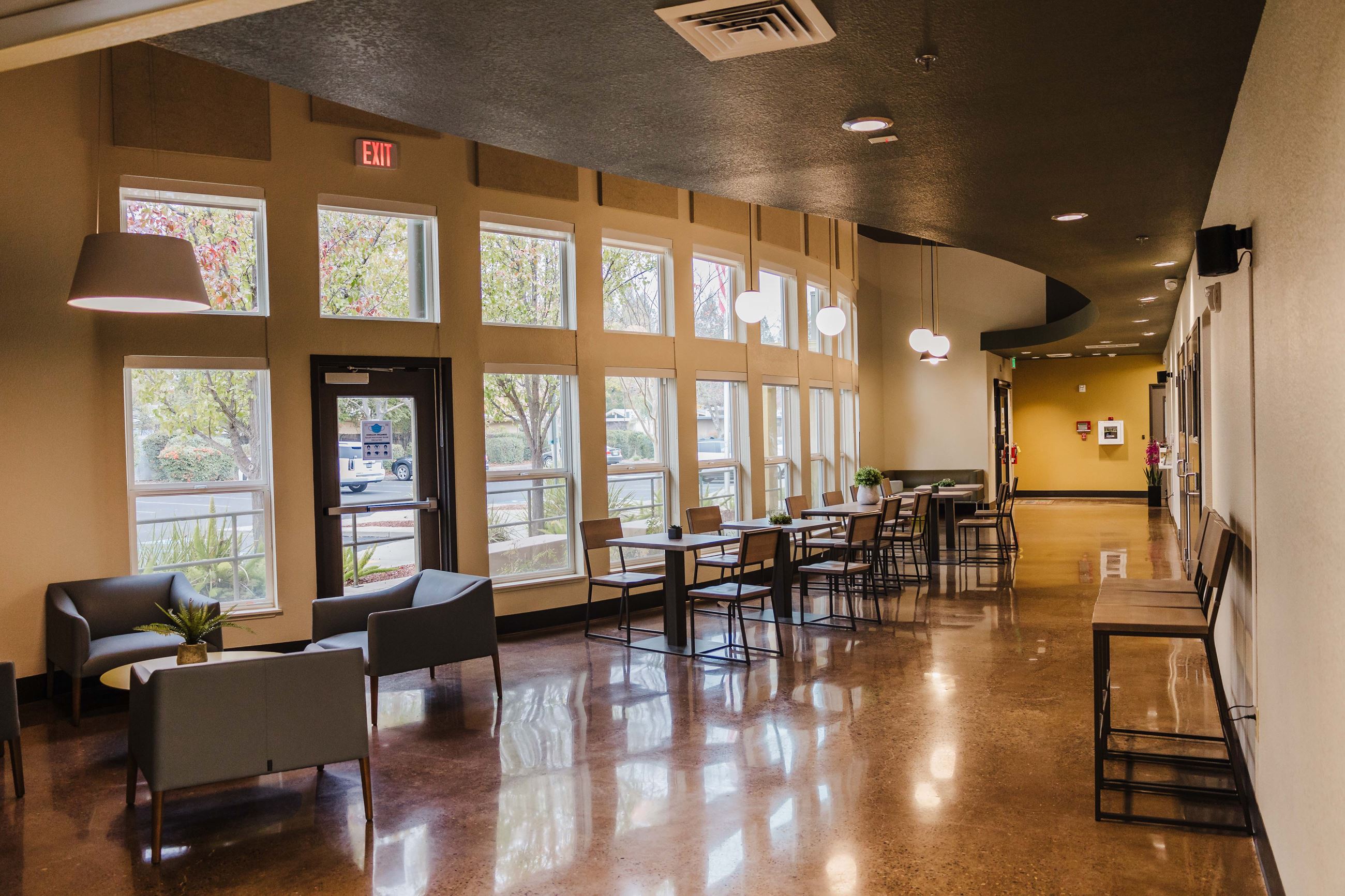 Albiani Recreation Center Entrance Hall seating