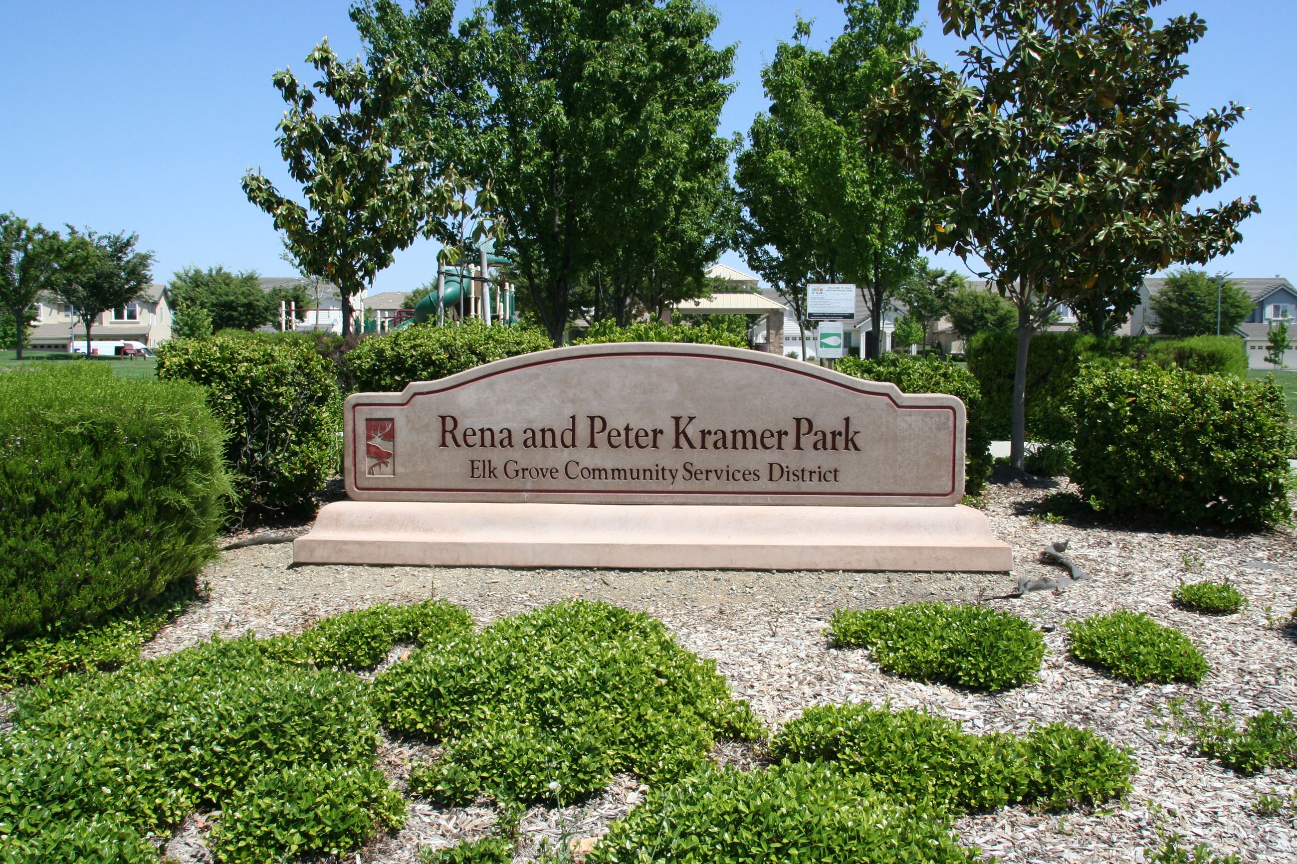 Kramer Park sign