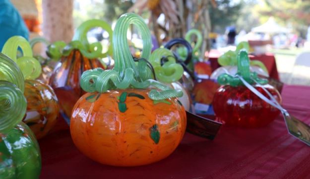 glass pumpkins